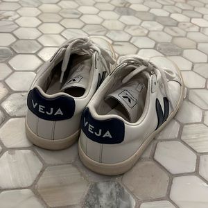 Veja Esplar Logo Sneaker Navy White Size 37